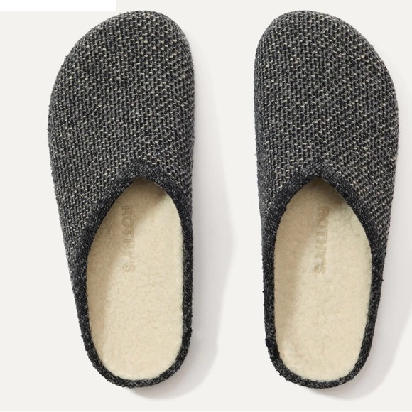Rothy's Shoes - Rothy's cozy clogs Color Black Sesame Bouclé size 11
